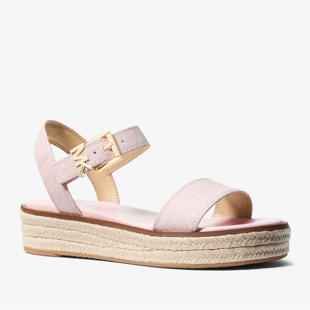 Michael Kors Pink Sandals with Ankle Strap